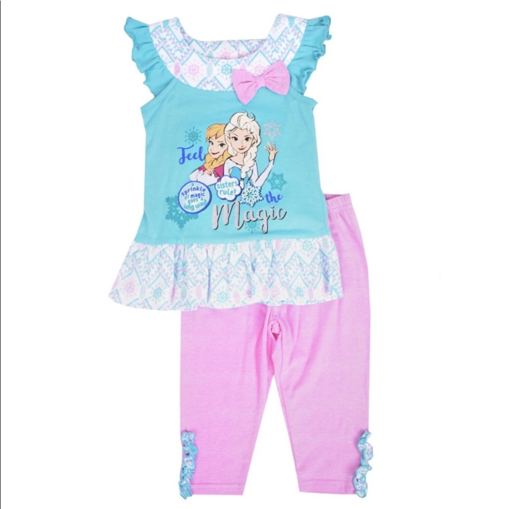 Disney Frozen Baby Girls Shirt and Pants Set